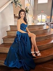Satin Prom Dresses for Women 2025 Long Sweetheart
