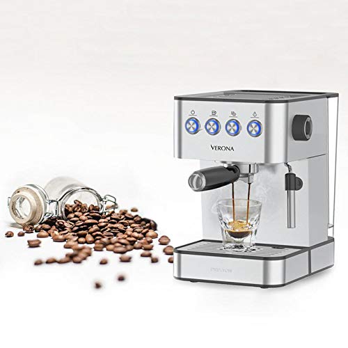PRIXTON - Verona Espressomaschine -Druck 20 bar - Leistung 850W - Siebträger mit Doppelauslauf für 2 Kaffees… – Bild 8