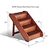 PetSafe CozyUp Folding Wood Pet Steps – PupSTEP Dog and Cat Stairs – Lightweight Durable Wooden Frame Supports up to 200 lb – Side Rails and Non-Slip Feet Provide Added Security – 25 inchesthumb 4
