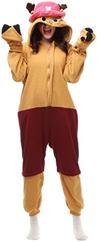 Adult Cartoon Chopper Jumpsuit Animal Hoodie Onesie Pajamas Sleepwear Size L