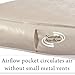 Sealy Baby Posturepedic Waterproof Standard Baby Crib Mattress and Toddler Bed Mattress, 220 PostureTech Sensory Coils - Made in USA, 52