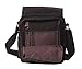 Veenajo Small Canvas Vintage Shoulder Bag Multi-Pockets Crossbody Business Messenger Bags black