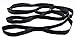 Wacces Yoga Strap Stretch Restore Multi-Grip Fitness Pilates Stretching Belt Multicolor (Black)