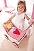 HABA Doll Pram Hearts - Wooden Doll Buggy with Bedding (Made in Germany)