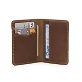 Saddleback Leather Co. Thin Full Grain Leather Slim Bifold Wallet for Men RFID Shielded Includes 100 Year Warranty