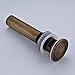 Bathroom Sink Drain with Overflow Pop up Design Antique Brass