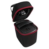 Aproca Hard Travel Case Compatible with Anker Nebula Mars / Mars II 300 ANSI lm Portable Projector (Black-New Version) (Black) (Black - red Zipper)
