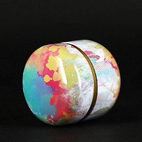 Duhe Tea Caddy Can Universal Seal Small Metal Mini Portable Eco-Friendly Odorless Travel Round Can Iron Box