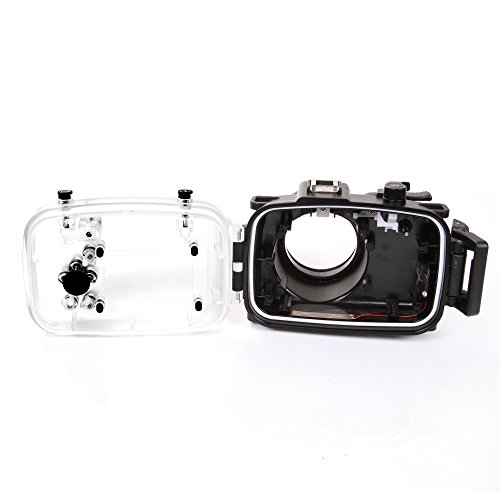 Fotga 40m 130ft Waterproof Underwater Diving Camera Housing Case for Sony A5000 with 16-50mm Lens Camera