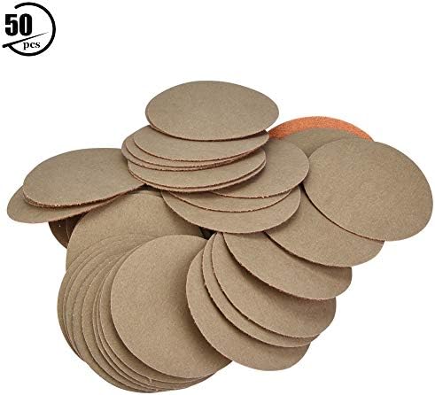 Sanding Discs Pads 50mm Sandpaper Assorted Sanding Polishing Paper Different Sandpaper Granularity 50pcs for Random Orbital Sander(10000#)