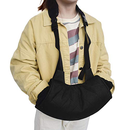 AMOMO Unisex Fleece Hand Muff Pak Warmer for Hunting Outdoor Camouflage Thinsulate Insulation (Black)