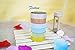Washi Tape set 18 rolls by Tanpopo Art -Glitter Collection | Sparkle Shimmer Glitter Tapes in 18 Colors