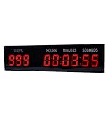 1.8'' LED Large Digital Countdown Clock Event Timer With Remote And Buttons