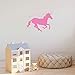 Unicorn Wall Decal | Vinyl Sticker with Stars and Personalized with Custom Name For Girl's Bedroom, Playroom, Baby Nursery | Choose from Gold, Pink, Purple, Red | Small, Large Sizes