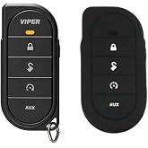 Viper 7656V Replacement - 1 Way 5 Button 1/2 Mile Range Car Remote Bundled with (+) 7656VB Silicone Protective Covering