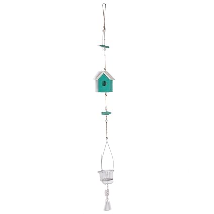 Chumbak Home Sweet Home Decorative Chime-Teal