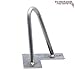 Homeland Hardware 6 Inch Hairpin Legs - Raw Steel Thick Heavy Duty