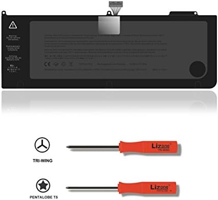 Lizone 7200mAh A1382 Laptop Battery for Early 2011 Mid 2011 2012 Late 2011 Apple MacBook Pro 15 A1286 Core i7 MD103 MD104 MD318 MD322 MC721 MC723 A1382 battery -Li-Polymer 10.95V/77.5Wh