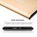 Maxone 250GB External Hard Drive Portable 2.5'' Ultra Slim HDD Storage USB 3.0 Compatible with PC, Laptop, Gold