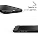 Caseology Skyfall for Apple iPhone 8 Plus Case (2017) / for iPhone 7 Plus Case (2016) - Clear Back & Slim Fit - Black