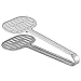 NPYPQ Stainless Steel Kitchen Tongs Double Spatula Turner for Cooking Steaks Burgers Buffets Restaurant Serving Utensils