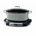 West Bend 84966 Versatility Oval-Shaped 6-Quart Programmable Slow Cooker, Gray (Discontinued by Manufacturer)