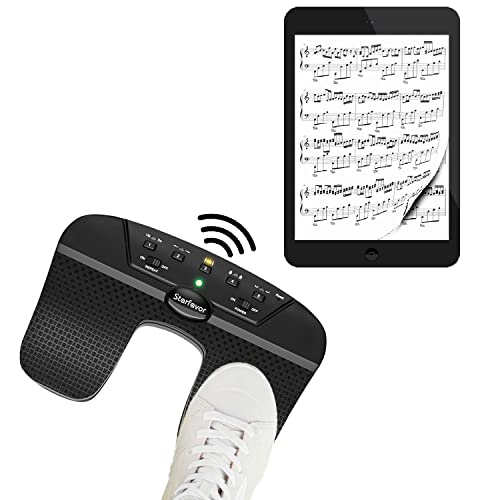 Starfavor Page Turner Pedal for IPad USB Foot Pedal Wireless