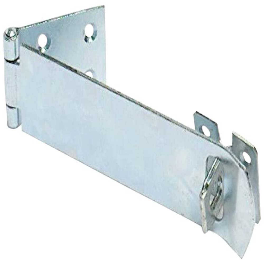 Merriway BH04075 Steel Galvanised Safety Hasp and Staple, 150 x 40 mm (6 x 1.5 Inches)
