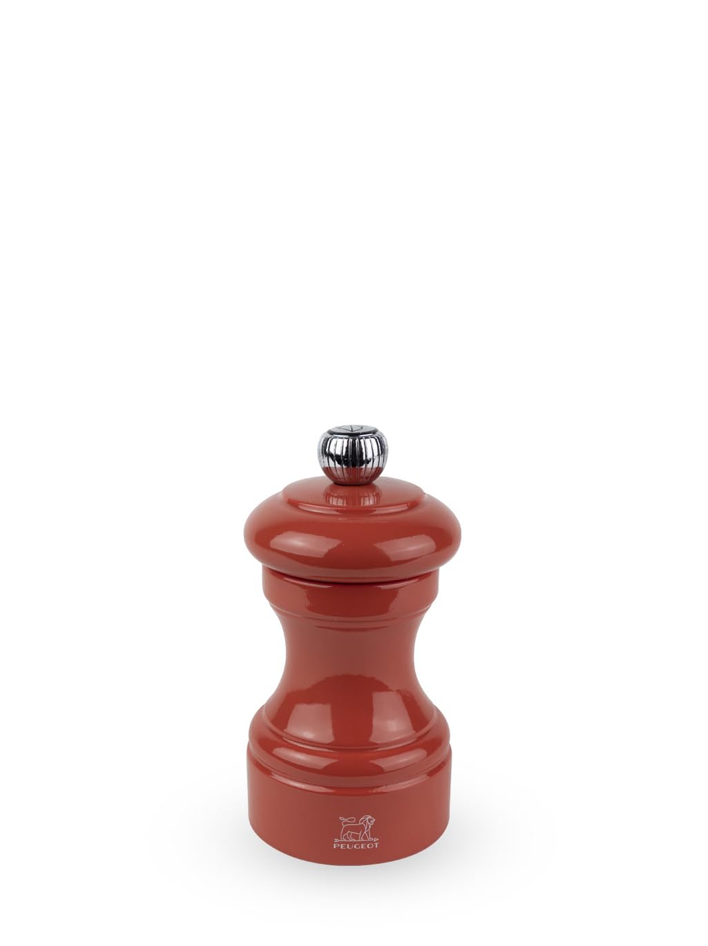 PEUGEOT - Bistro 10 cm Pepper Mill - Classic Pepper Grinder - Made with PEFC Certified Wood - Lifetime Guaranteed Mechanism - Made in France - Terracotta Colour — image 1