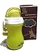 Zoe Kids Travel Water Bottle with Straw Sippy Cup - made from Corn PLA Plastic (Yellow)