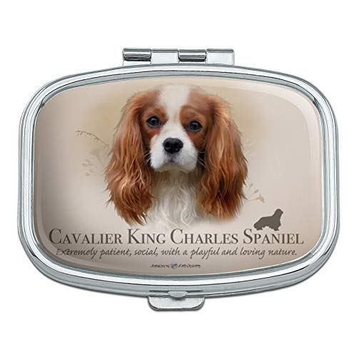 Cavalier King Charles Spaniel Dog Breed Rectangle Pill Case Trinket Gift Box