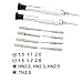Repair sunglasses glasses frame reading glasses precision screwdriver nut driver tool kit set (12 pieces)