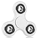 HITASION Fidget Toys Hand Spinner for Adults EDC ADHD Focus Ultra Durable High Speed 1-3 Min Smooth Spin Not Cracked (White)