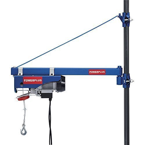 Powerplus Pivoting Arm 750mm to 1100mm Extending Electric Hoist Swing