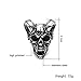 Eamaott Stainless Steel Sheep Head Ring Vintage Men Personalized Finger Ring Great Gift US Standard Size 11