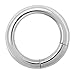BodyJ4You Segment Ring 12 Gauge Stainless Steel Piercing Circular Barbell 1/2