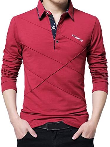 Men's Long Sleeve Shirt, OSTELY Spring Casual Fashion Long Sleeved Lapel Button Cotton T-shirt Tops Blouse