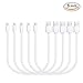 Yostyle Short Lightning Cable 5Pack 1ft Lightning to USB Cable Short iPhone Charger Cord for iPhone X / 8 / 8 Plus / 7/7 Plus / 6 / 6 Plus / 5s, iPad, iPod and other iOS devices(White)