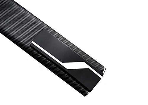 Men's Genuine Leather Luxury Stylish Dressy Evening Wedding Party Ratchet Belt, Black or White ~ in Various Sizes (L, Black)