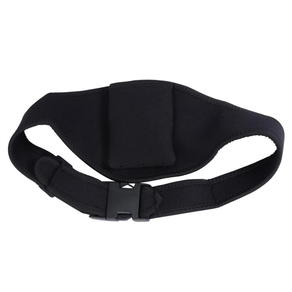 Milisten Fitness Mic Belt Adjustable Microphone Carrier Pouch for Fitness Instructors Yoga Cycling Body Sculpting Stage Performance