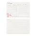 Recipe Cards - 60-Pack Blank Recipe Cards, Double-Sided, Floral Design, Perfect for Wedding, Bridal Shower, and Special Occasion, 4 x 6 Inches