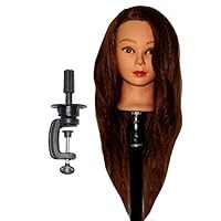 (SUPER LONG) HairZtar 100% Human Hair 24-26" Mannequin Head Hairdresser Training Head Manikin Cosmetology Doll Head (PAM+C)