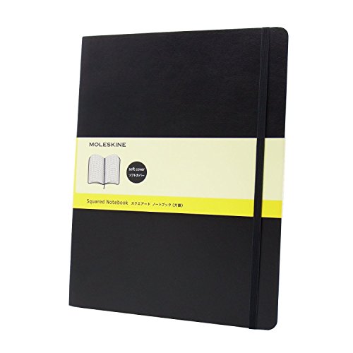 モレスキン(Moleskine) ノート クラシック ノートブック ソフトカバー 方眼 XLサイズ(横19cm×縦25cm) ブラック QP622