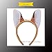 TFJH E 2 in 1 Kids Lovely Fox Ears Elk Antlers Headband Rabbit Fox
