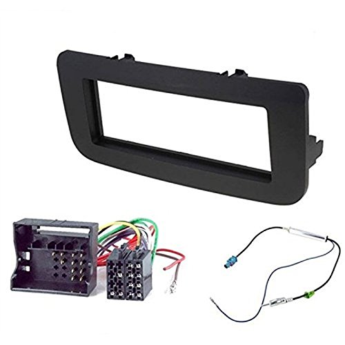 1 DIN Car stereo facia radio adapte for Skoda Roomster/Fabia + ISO connector + Fakra 1 din