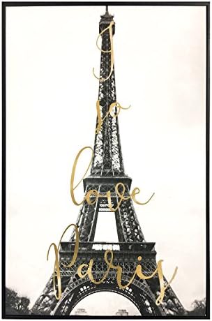 Wynwood Studio 'Paris' Framed Art Wall, 13x19, Grey