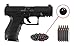 T4E .43cal Walther PPQ LE Paintball Pistol Law Enforcement Trainer with Included 5x12 Gram CO2 Tanks and Pack of 500 .43 Cal Reusable Rubber Balls Bundle (Black)