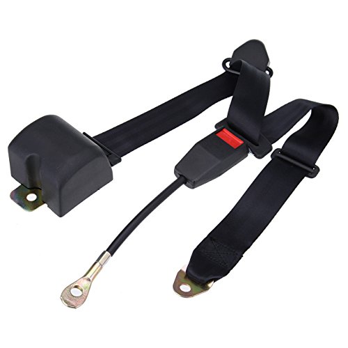 Iglobalbuy Black Three-Point Retractable Auto Car Seat Belt Harness Adjustable Safety Belt Iglobalbuy Black Three-Point Retractable Auto Car Seat Belt Harness Adjustable Safety Belt