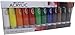 Art Advantage 2-1/2-Ounce Tube Acrylic Paint Set, 12 Colors