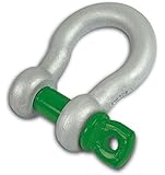 VanBeest 3/4 inch D-Shackle – Green Pin (Single) (4X4 Off-Road Vehicle Recovery)